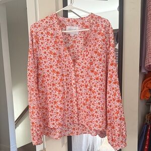 The Shirt by Rochelle Behrens Floral Blouse - NWOT